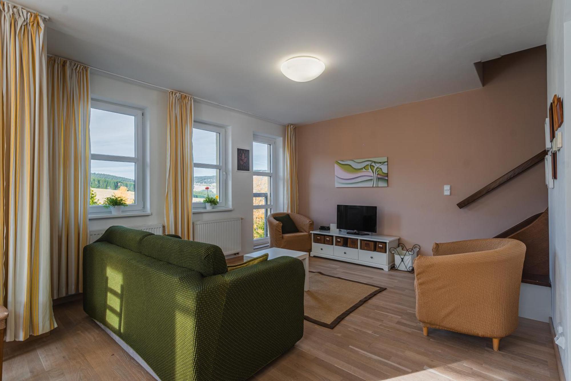 K2 Aparthotel Klinovec Views - Mezonet Apt Loučná pod Klínovcem エクステリア 写真